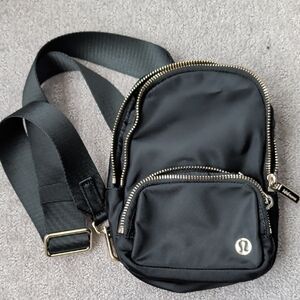 lululemon athletica Everyday Black Sling Bag